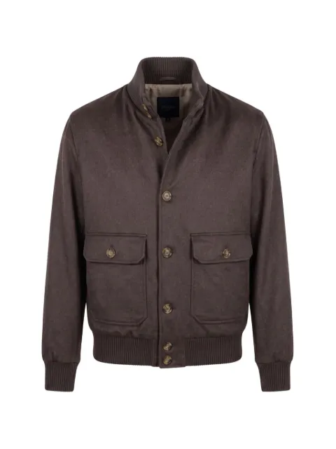 Barba button-up cashmere jacket Brown VERMONT58072