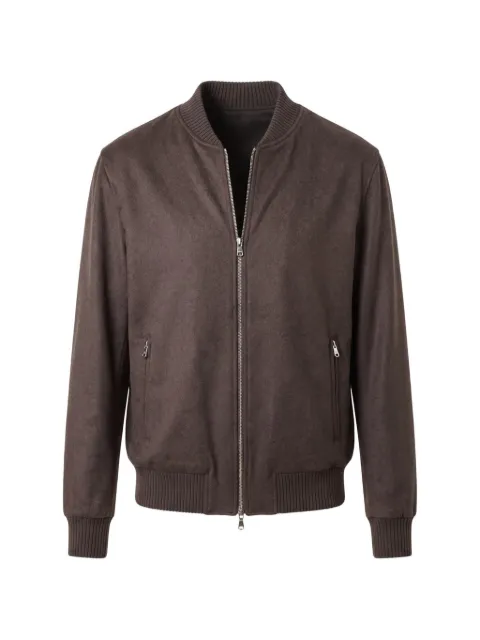Arte Antwerp cashmere bomber jacket Brown VARSITY58072