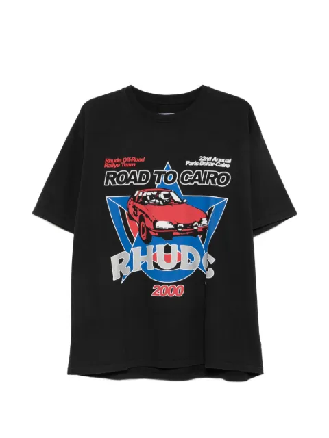 RHUDE graphic-print T-shirt Black RHFW26TT01012