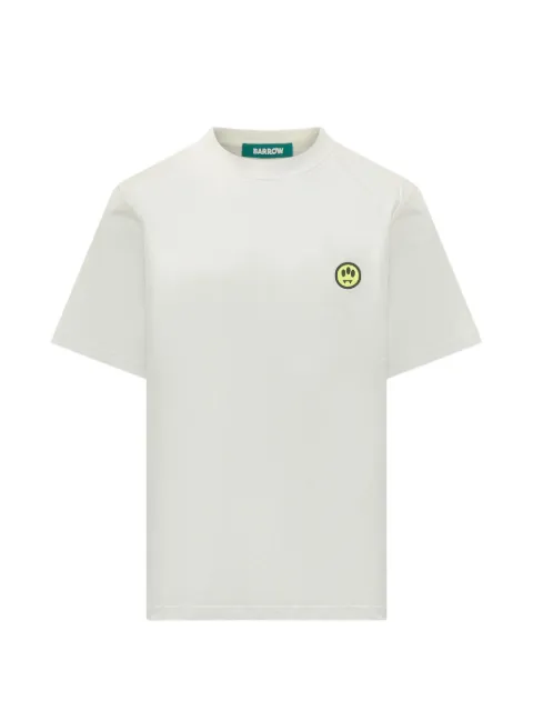 BARROW logo-print jersey T-shirt White F6BWUATH013