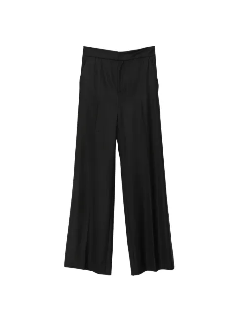SA SU PHI pressed-crease wide-leg trousers Black W26320AU