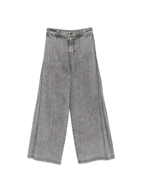 Patrizia Pepe washed pleated trousers Grey 8P0120D0046
