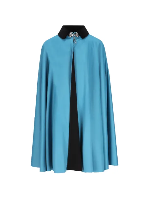 IL TABARRO Fenice chain-link cape Blue TAT003161