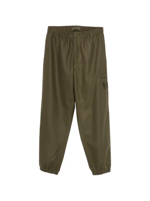 Stone Island logo-patch track pants Green L2S153100024S0F24