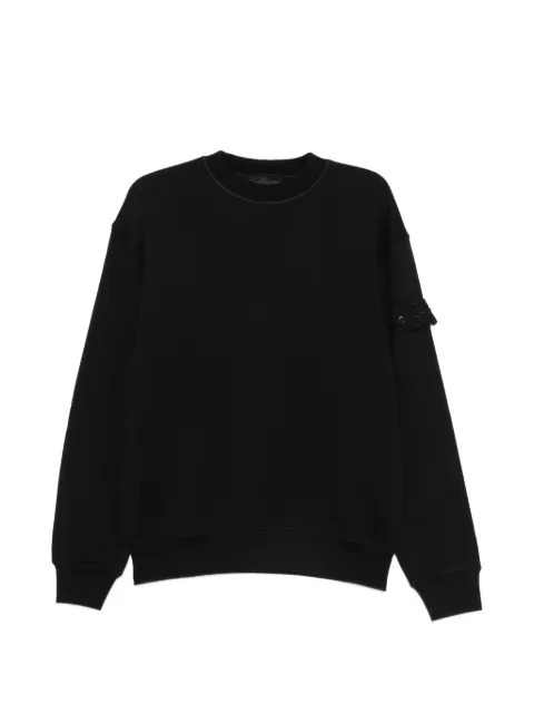 Stone Island logo-patch sweater Black L2S156100013S0F15