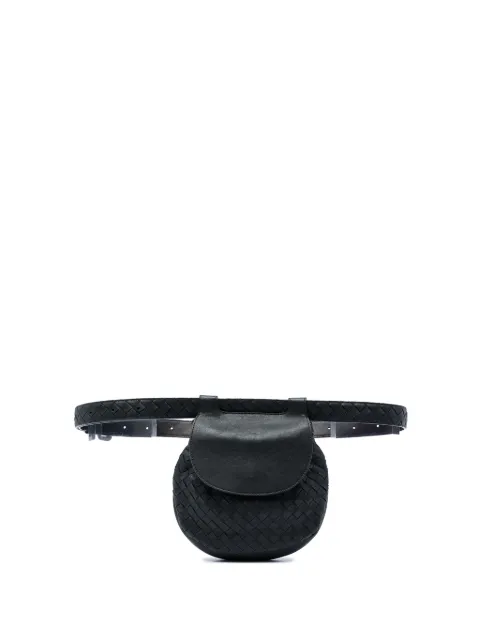 Bottega Veneta Pre-Owned 2012-2026 Nappa Intrecciato belt bag Black N2Z5F6VJ3102K4EO