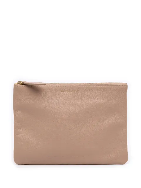 Burberry Pre-Owned 2000-2017 Pebbled Leather clutch bag Brown TVUE1GOQWJSEHWKN