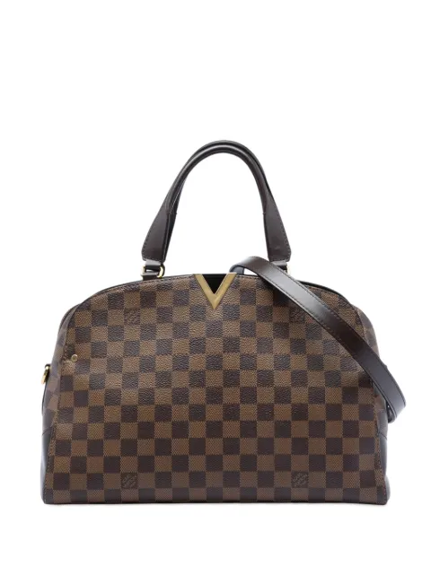 Louis Vuitton Pre-Owned 2016 Damier Ebene Kensington Bowling shoulder bag Brown VLAP69A6HFN89WDB