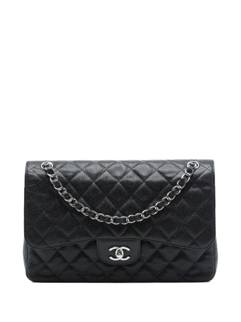 CHANEL Pre-Owned 2011 Jumbo Classic Caviar Double Flap shoulder bag Black 12WFJIN6JDQOF543