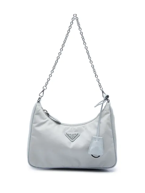 Prada Pre-Owned 2019-2026 Re Nylon Re Edition 2005 satchel Grey 2WC7N7X1IIFZLKIY