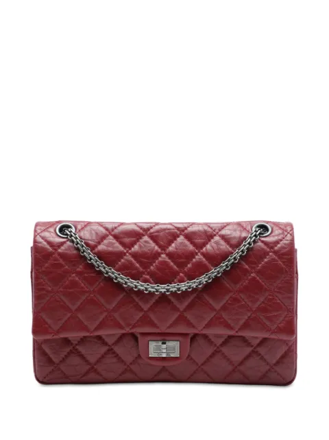 CHANEL Pre-Owned 2011 Quilted Aged Calfskin Reissue 2.55 Double Flap 226 shoulder bag Red 91LN9KUKXY5B2L9V