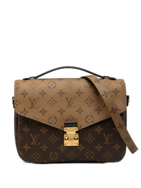 Louis Vuitton Pre-Owned 2021 Monogram Reverse Pochette Metis satchel Brown TOVPQO1DMMNROA6F