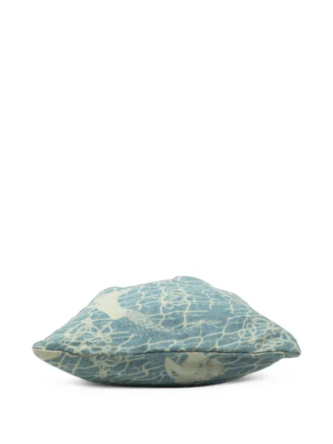 Loewe Pre-Owned 2022 Paulas Ibiza Mermaid Denim Drawstring Bag clutch bag Blue R085S2QDFNO80RT2