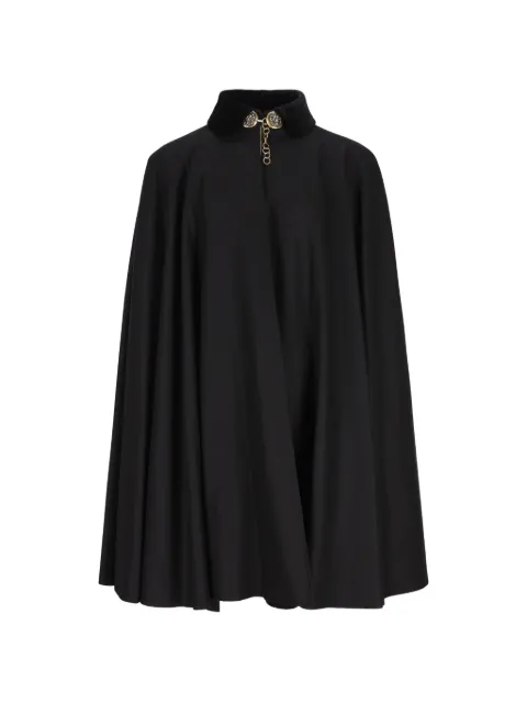 IL TABARRO Damasco Panno toggle-fastening cape Black TAB003463