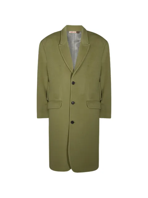 Marni button-fastening single-breasted coat Green TUMU0157U0UTWA490