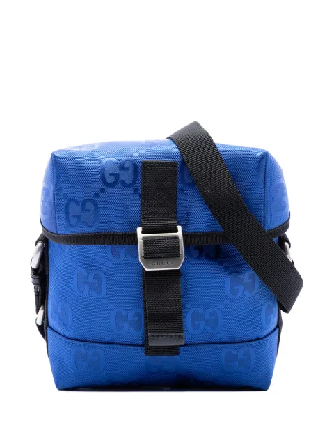 Gucci Pre-Owned 2016-2026 Off The Grid GG Econyl Messenger Bag crossbody bag Blue H2CRFS1SER2AUEJE