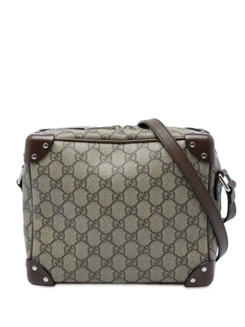 Gucci Pre-Owned 2016-2026 GG Supreme Soft Trunk crossbody bag Neutrals KSJ4FBS6N4WPEIOA