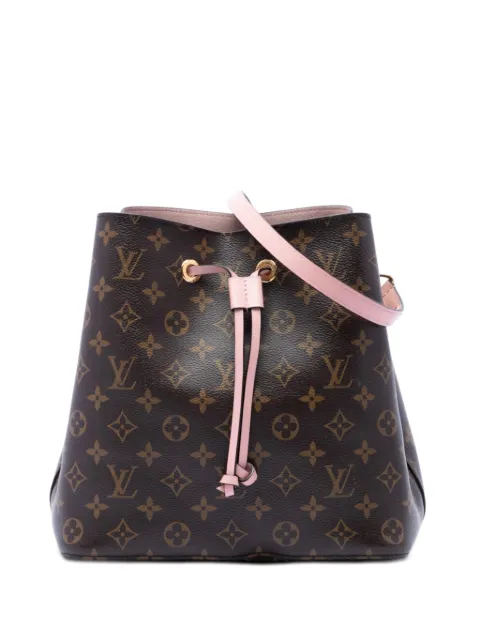 Louis Vuitton Pre-Owned 2018 Monogram Neonoe MM bucket bag Brown 2KPFUEKBMREQL1AE