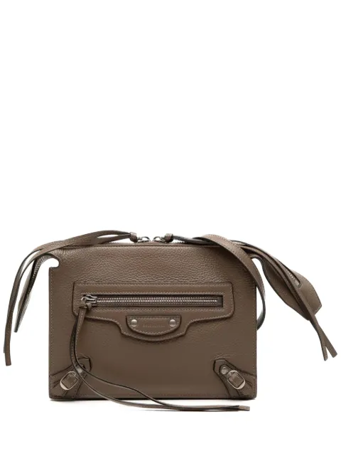 Balenciaga Pre-Owned 2020-2021 Pebbled Leather Neo Classic City Pouch crossbody bag Brown T8Q2TWDWN2EV085C