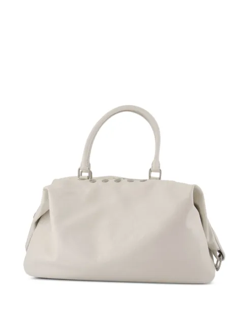 Marge Sherwood Dumpling studded clutch bag Neutrals M26431TB21CKOW