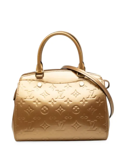 Louis Vuitton Pre-Owned 2015 Monogram Vernis Brea PM satchel Gold 8KUPQ8XCA0YWZ6MN