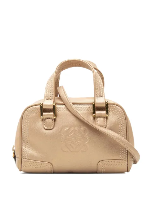 Loewe Pre-Owned 2008 Micro Metallic Leather Amazona satchel Gold GFLTKLIL4OJVS6EO