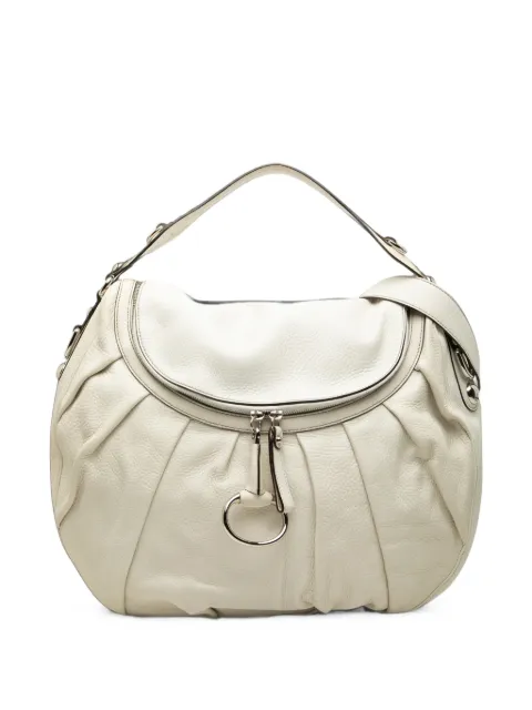 Gucci Pre-Owned 2000-2015 Calfskin Icon Bit satchel White 10UE9VU6DP483NEG