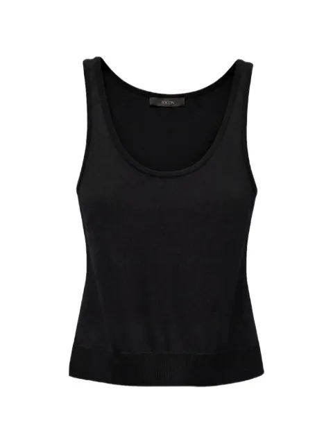 Toccin Lani scoop-neck blouse Black TF6902N475