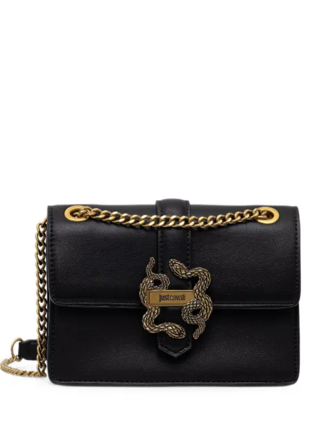 Just Cavalli snake-plaque mini bag Black 81RA4BA3ZSA89