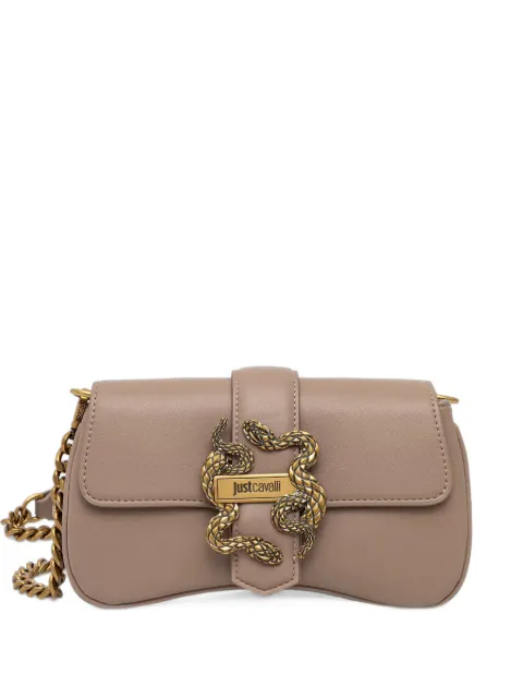 Just Cavalli Iconic Snakes snake-plaque crossbody bag Neutrals 81RA4BA7ZSA89