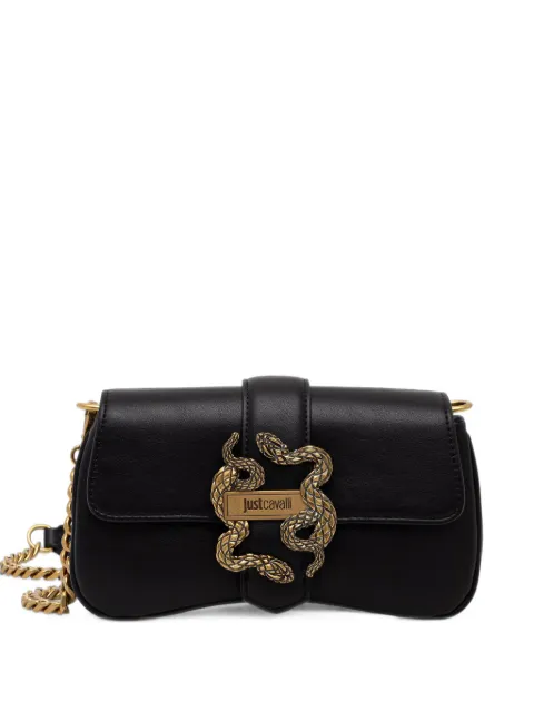 Just Cavalli snake-plaque cross body bag Black 81RA4BA7ZSA89