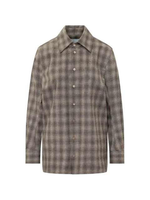 The Seafarer Tara checked shirt Brown SWC0093TWS0019