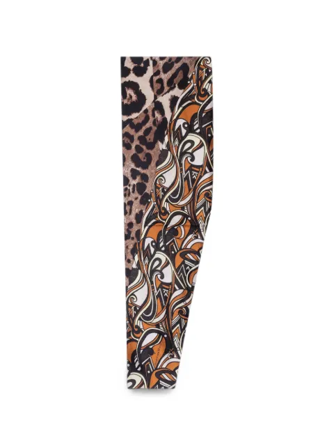 Pierre-Louis Mascia leopard-print silk scarf Neutrals 51889465X120