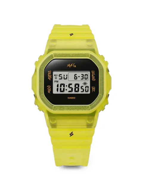 Casio x J Balvin G-Shock 43.8mm watch Black DWE5600JB1A9