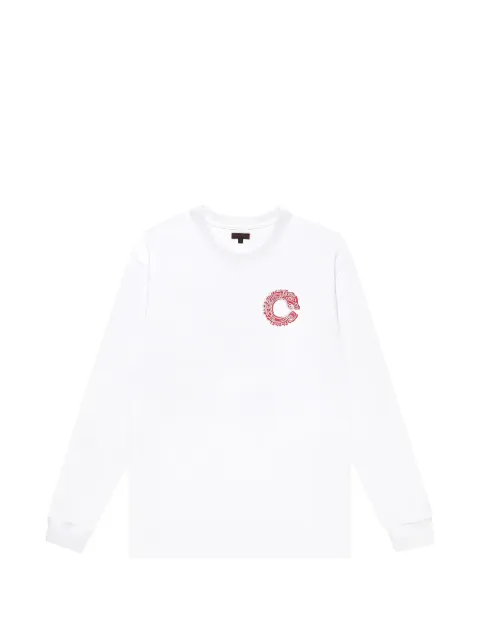 CLOT Tribal long-sleeve T-shirt White CLLS22S10016WHIT