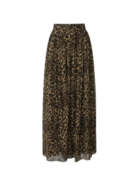 Toccin Dillon pleated maxi skirt Neutrals TF6312S027