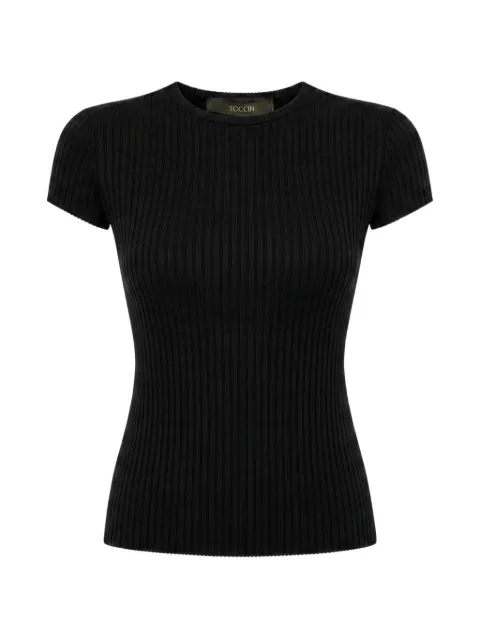 Toccin Matilda ribbed T-shirt Black TF6100N532