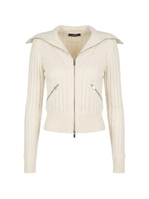Toccin Holly zip-front cardigan Neutrals TF6907N491