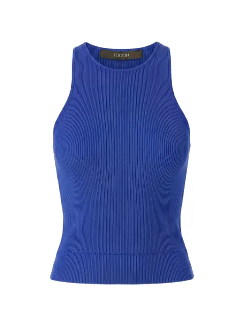 Toccin Avery ribbed tank top Blue TF6907N040