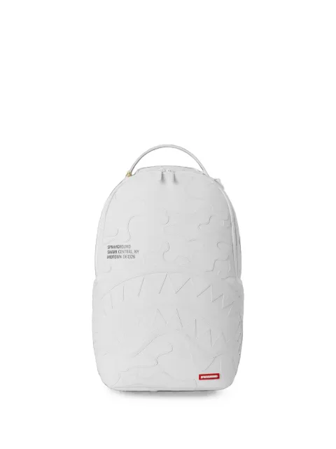 Sprayground Shark Central Camo & Sew backpack White B8494