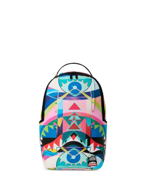 Sprayground x Wynwood Walls Elle Street Art B Ball Court backpack Blue B7744