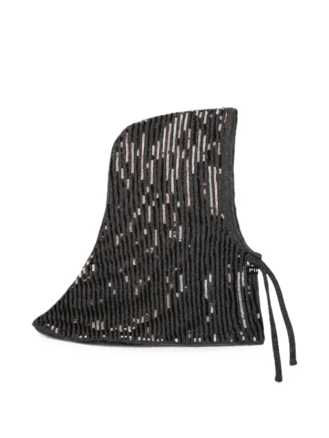 PINKO balaclava with adjustable straps Grey 107252A3EJ
