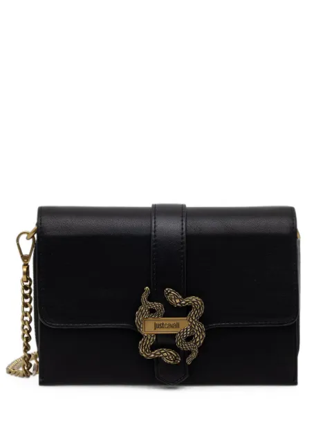 Just Cavalli snake-plaque mini bag Black 81RA5PA6ZSA89