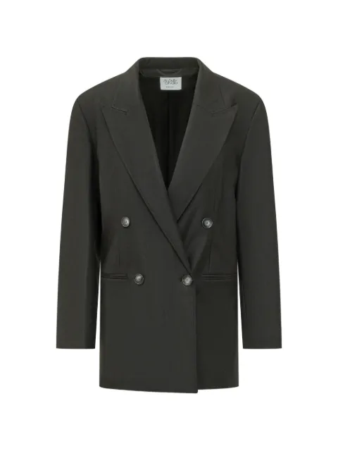 LE SULLY STUDIO double-breasted oversize blazer Black 6351