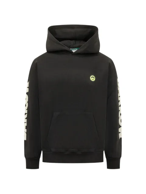 BARROW logo-print pouch-pocket hoodie Black F6BWUAHS012