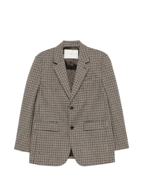 DUNST houndstooth-pattern blazer Neutrals UDJA6C107I3