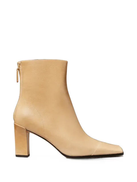 Tory Burch asymmetric cap-toe ankle boots Neutrals 179748