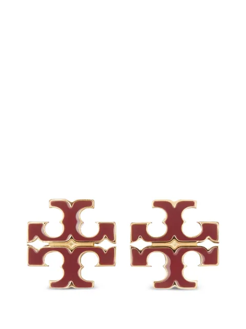 Tory Burch small Icon enamel stud earrings Gold 177397
