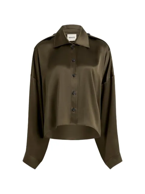 KHAITE Bodine top Green 24803029W3029