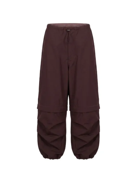 AGOLDE Coulson drawstring-waist track pants Brown A3591815